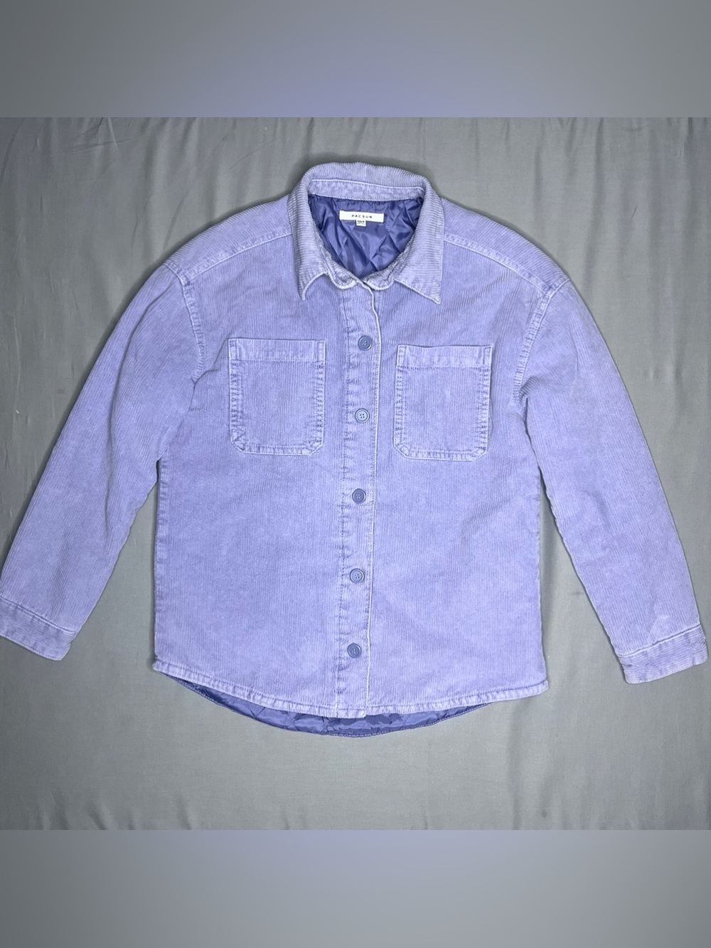 PacSun purple Corduroy Button-Front Jacket Size XS